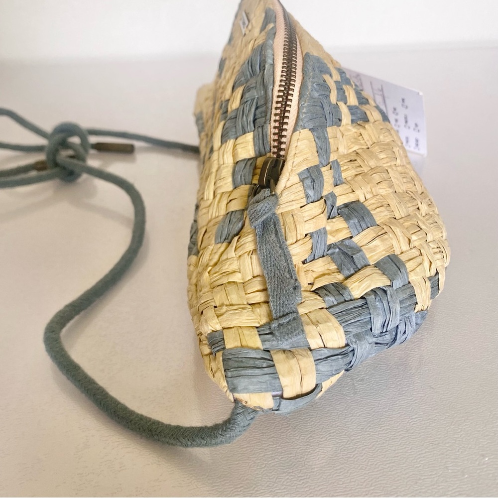 NEW O’Neill woven “Taylor” waist bag -natural/blue - Picture 5 of 8